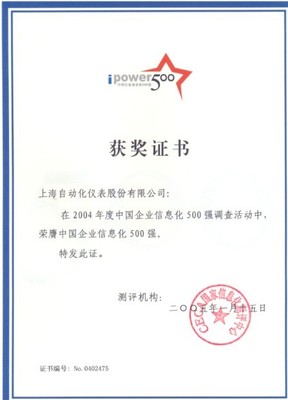 砥砺前行，智创未来 上海自动化仪表股份有限公司荣誉录